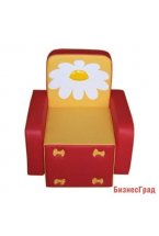 «Бантик с аппликацией» детское кресло